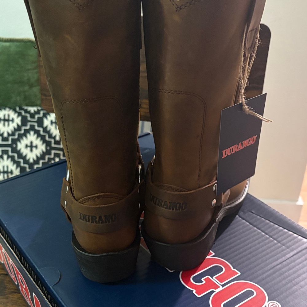 Durango Brown Leather Harness Boots - Picture 5 of 5